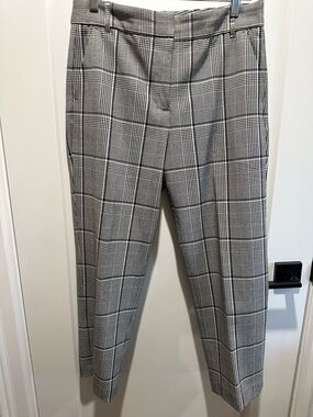 Velvet by Graham & Spencer Black and White Glen Plaid Pants